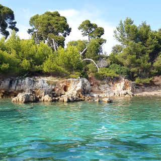 Les îles de Lérins en bateau